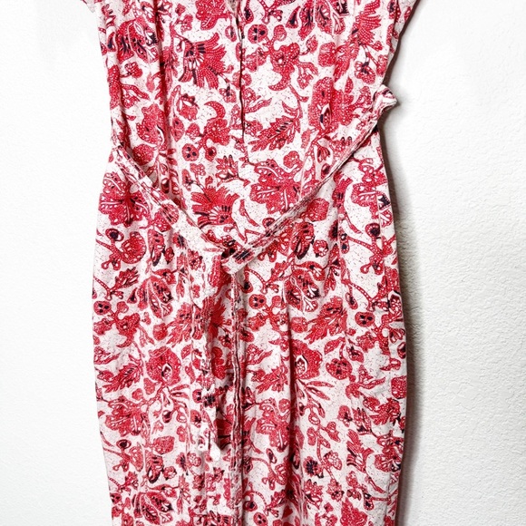 Anthropologie Find Me Now Effie Red Jumpsuit XL - Picture 8 of 15